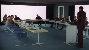 Geoffrey Harcourt, Model 042 lounge chair by Artifort, 1963 in Stanley Kubrick's 2001 Space Odyssey, 1968